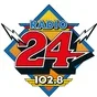 Logo de Radio 24 102.8