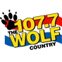 Logo de 107.7 The Wolf - WPFX-FM